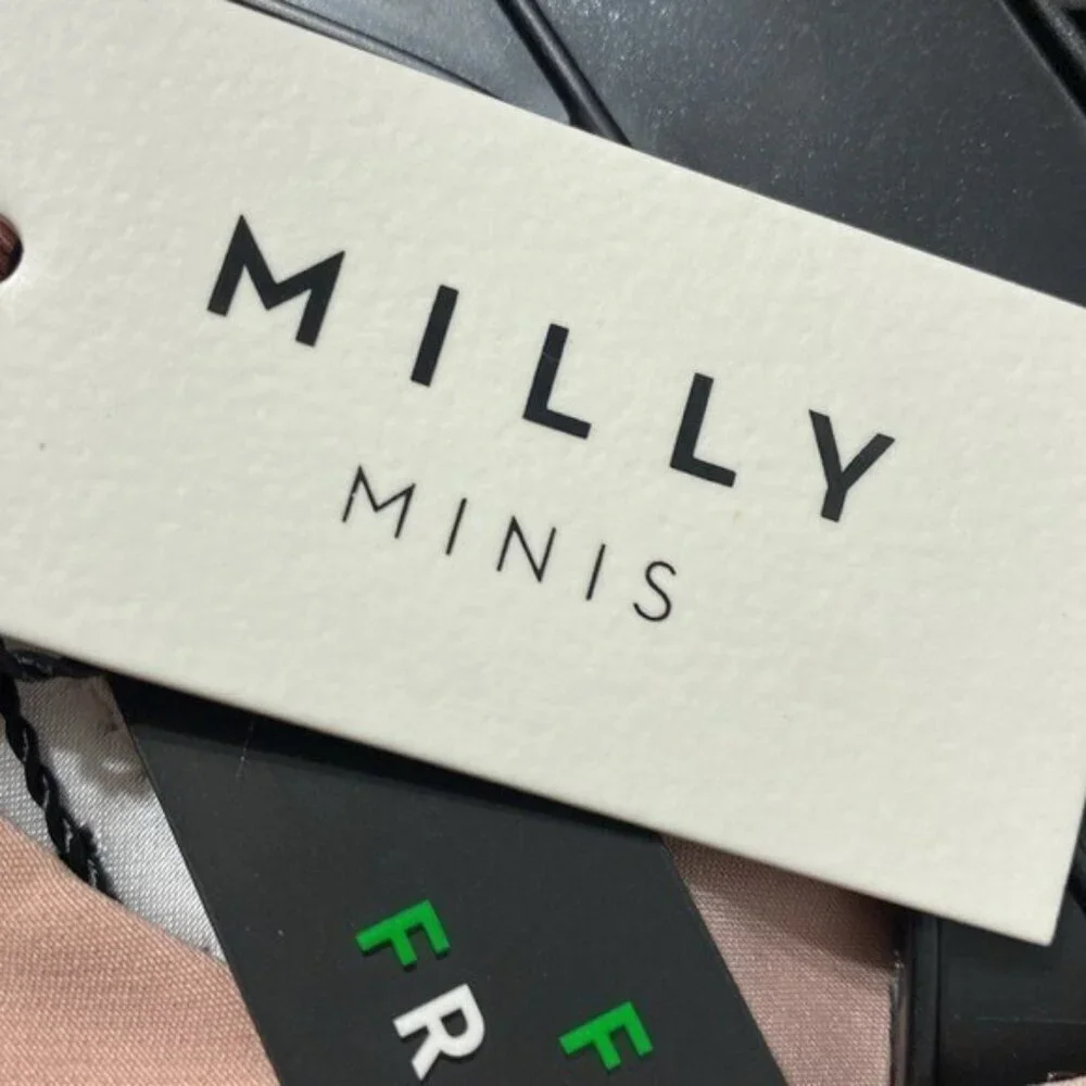 MILLY MINIS NICOLA DRESS IN BLUSH - Picture 4 of 7
